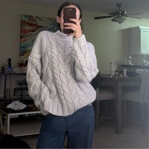 Zara Lilac Knit Sweater